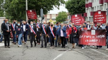 Mobilisation pour la Foire du Dauphiné à Valence.