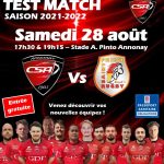 Le CSA joue avant la reprise du championnat de Fédérale 2.