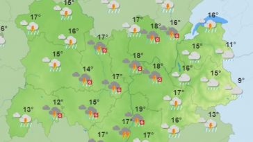 Vigilance orange en cours en Drôme/Ardèche en raison des pluies et orages attendus.