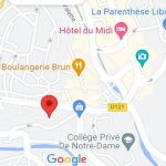 Petit effondrement d'une façade à Annonay.