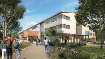 Nouveau collège à Mercurol-Veaunes.