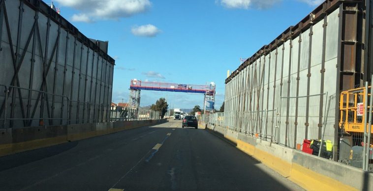 Remplacement d'un pont à Bourg-lès-Valence.