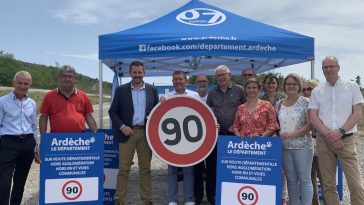 Le Département de l'Ardèche va repasser aux 90 km/h !