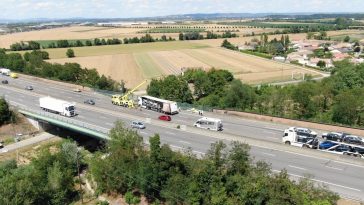 Trafic très compliqué sur l'autoroute.