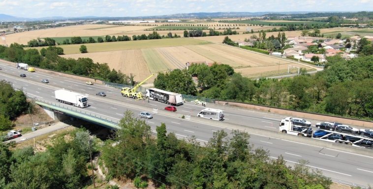 Trafic très compliqué sur l'autoroute.