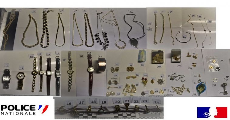 Bijoux retrouvés Drôme.