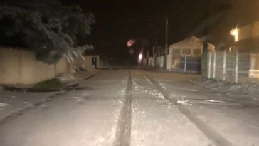 De la neige jusqu'en plaine.