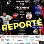 Le match du CS Annonay face à Berre est reporté.