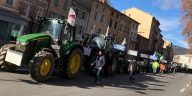 Mobilisation des agriculteurs à Tournon.