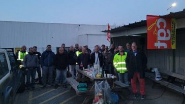 Grève chez Plastic Omnium, en Ardèche.