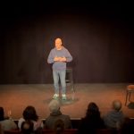 Thierry Roudil s'est rendu à Paris pour jouer son spectacle devant des professionnels.