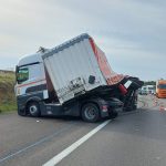 Accident sur l'A7 à Portes-lès-Valence.