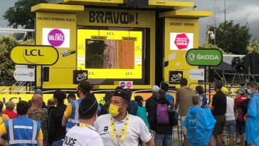 Valence, ville arrivée d'une étape du Tour de France 2025.