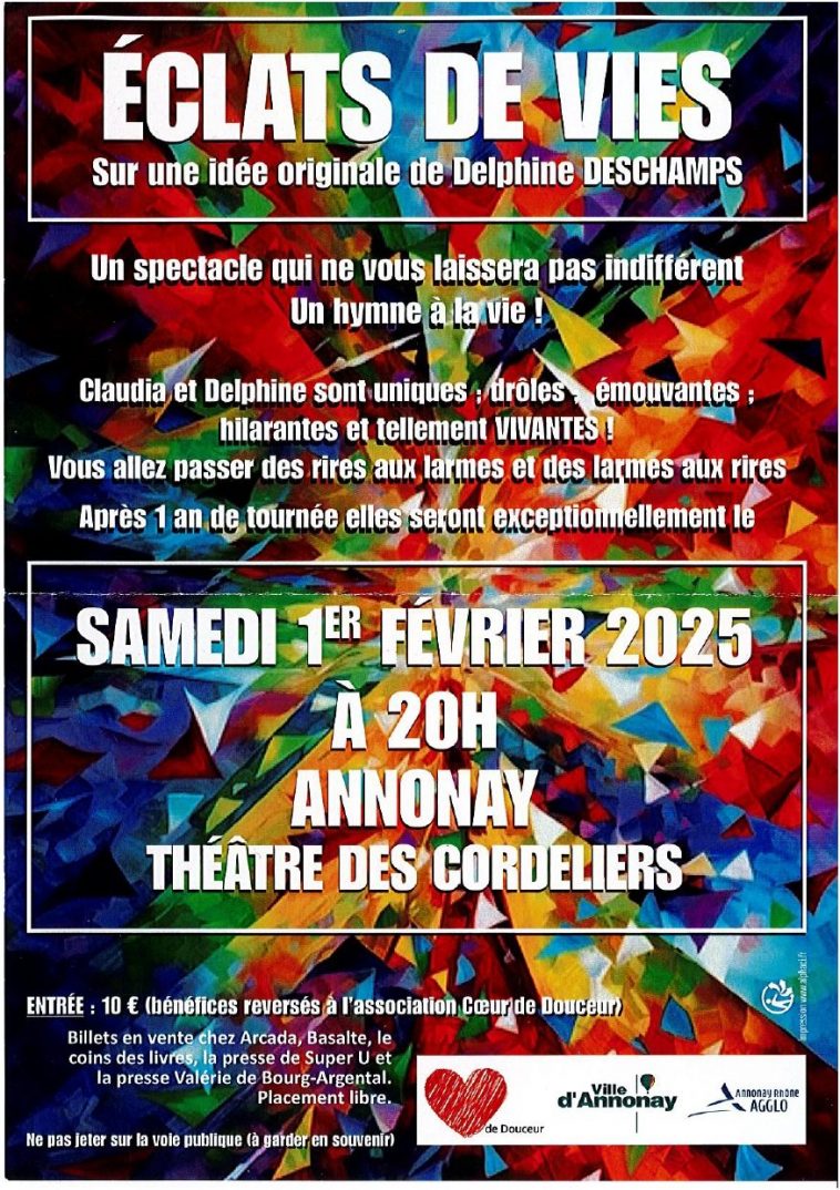 Spectacle éclats de vies - Annonay